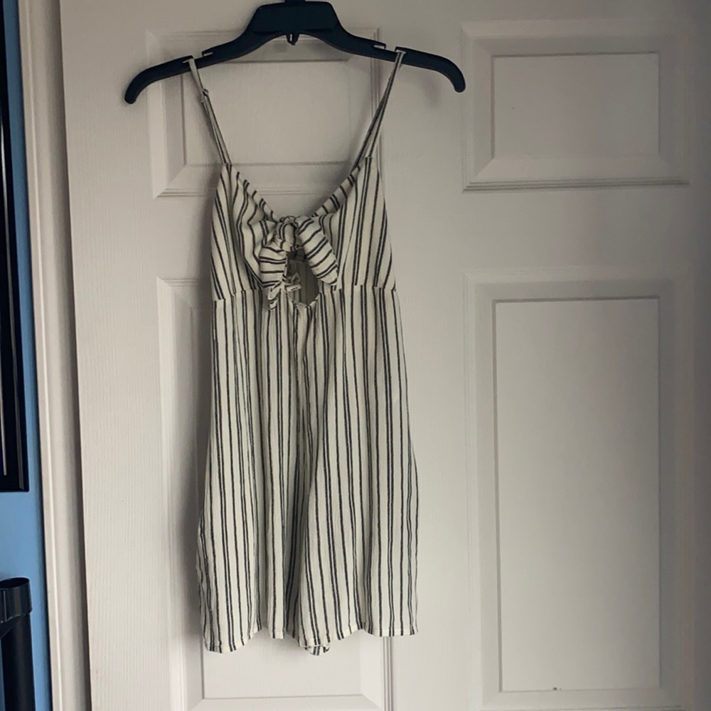 Striped romper